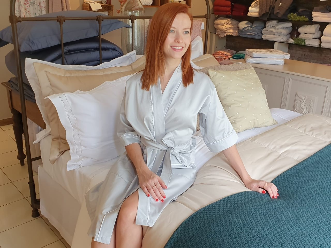Robe manga curta